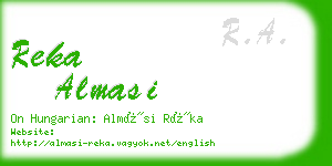 reka almasi business card